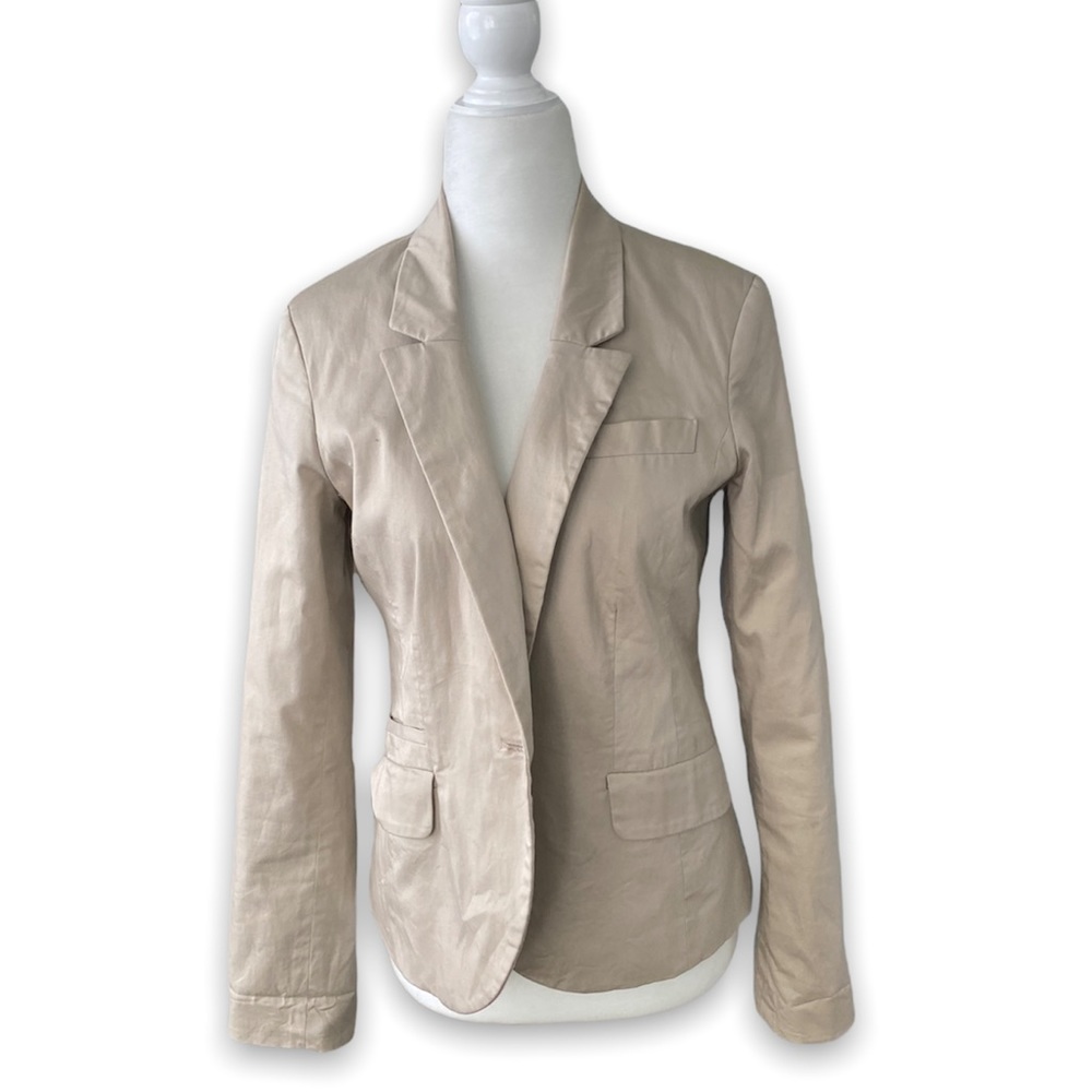 cream khaki women blazer